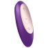 Satisfyer Double Plus Remote - belaidis, įkraunamas porinis vibratorius (violetinis)