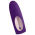 Satisfyer Double Plus Remote - belaidis, įkraunamas porinis vibratorius (violetinis)