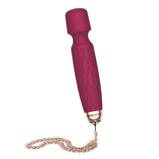 Bodywand Luxe - akumuliatorinis, mini masažuoklis vibratorius (tamsiai rožinis)