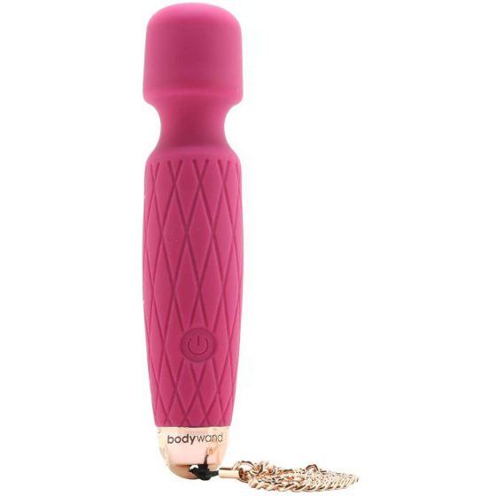Bodywand Luxe - akumuliatorinis, mini masažuoklis vibratorius (tamsiai rožinis)