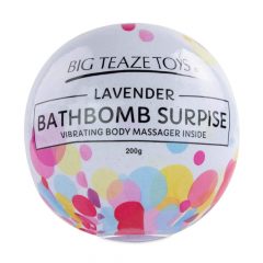   Big Teaze Toys - vonio bombas su paslėptu vibratoriumi (levanda)