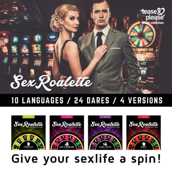 Sekso ruletė Kinky - seksualus stalo žaidimas (10 kalbomis)