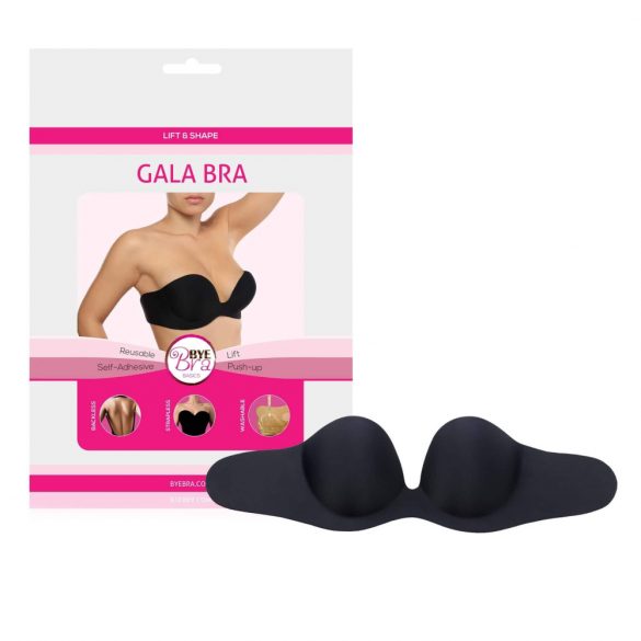 Bye Bra Gala C - nematomas Push-up liemenėlė (juoda) 