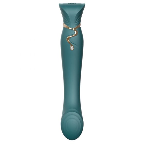 ZALO Queen - impulsinė G-taško ir klitorio vibratorius (žalias)