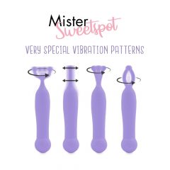   FEELZTOYS Mister Sweetspot - įkraunamas, atsparus vandeniui klitorio vibratorius (violetinis)