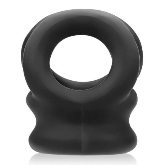 OXBALLS Tri-Squeeze - Varpos žiedas ir sėklidžių tempiklis (juodas)