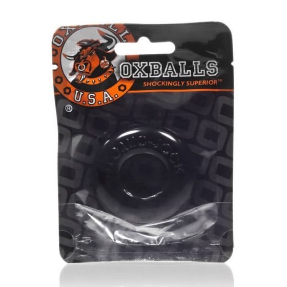 OXBALLS Donut 2 - ekstra stiprus varpos ir sėklidžių žiedas (juodas)