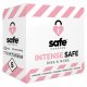 SAFE Intense Safe - raštuotas taškuotas prezervatyvas (5 vnt) 