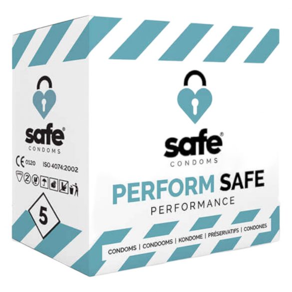 SAFE Perform Safe - didelis prezervatyvas (5vnt) 