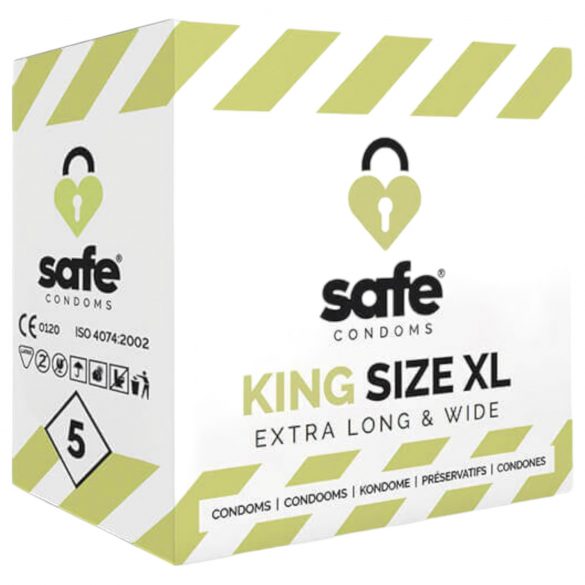 SAFE XL Dydžio Prezervatyvai (5vnt) 