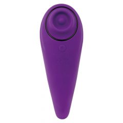   FEELZTOYS Femmegasm - atsparus vandeniui vaginalinis ir klitorio vibratorius (violetinis)