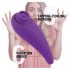 FEELZTOYS Femmegasm - atsparus vandeniui vaginalinis ir klitorio vibratorius (violetinis) 