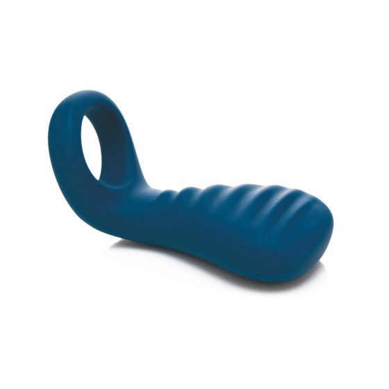 OHMIBOD Bluemotion Nex 3 - išmanus, akumuliatorinis vibracinis penio žiedas (mėlynas)