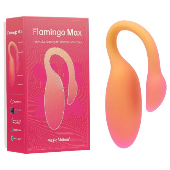 Magic Motion Flamingo Max - išmanusis vibruojantis kiaušinis (oranžinė)